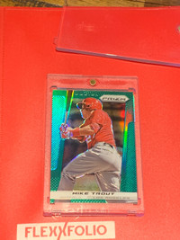 Mike Trout #159 Green Prizm