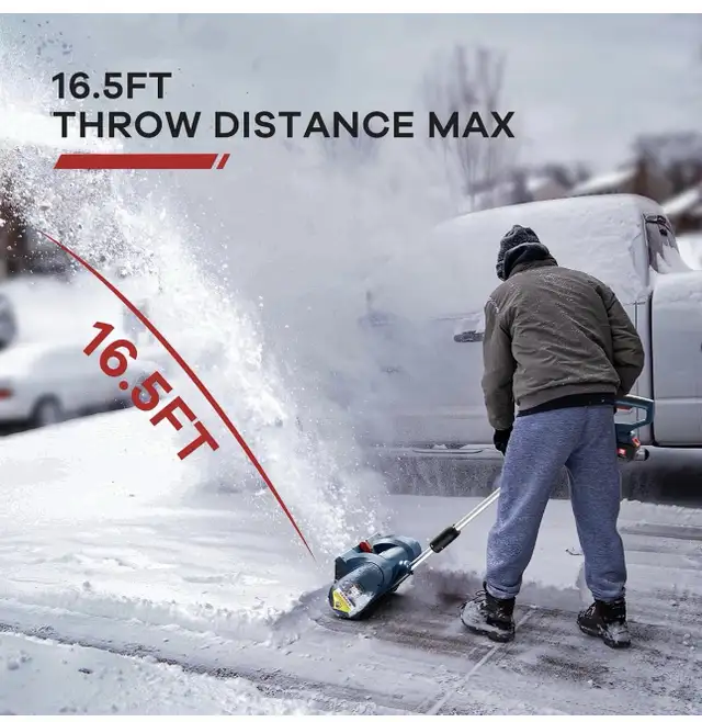 Enhulk Snow Shovel | 12 inch - Cordless - New in Snowblowers in Mississauga / Peel Region - Image 3