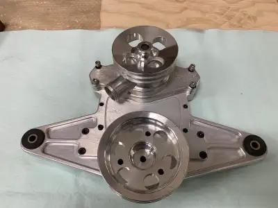 Lil John Buttera, Mr Gasket, Rodware, engine mount, timing, cover, water pump, and all pulleys in a...