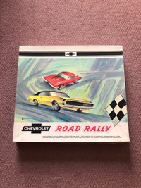 Vintage Chevrolet Road Rally Slot Car Game