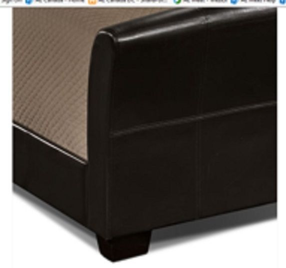 New Faux leather Queen bed headboard, footboard with side panels in Beds & Mattresses in Oakville / Halton Region - Image 4