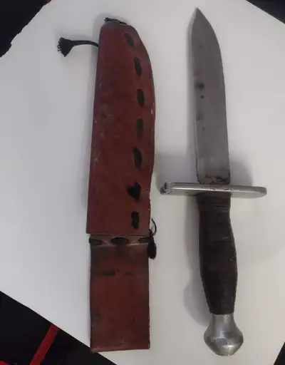 couteau de combat artisanal de la seconde guerre mondial, View more