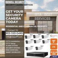 Security cameras package, 4K cctv camera for sale and install