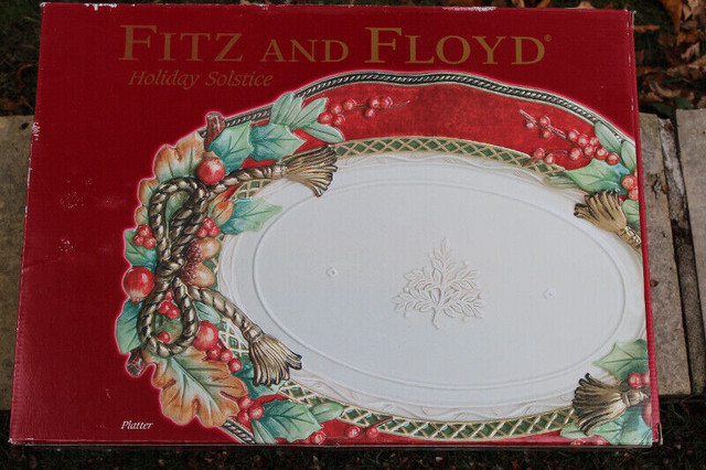 Fitz and Floyd Holiday Solstice Platter – New in Holiday, Event & Seasonal in Markham / York Region - Image 2