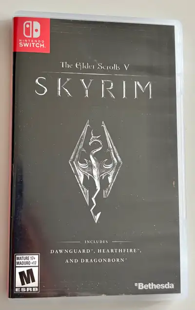 Skyrim physical game for Nintendo Switch. Also works on Nintendo Switch 2. Save memory on your Ninte...