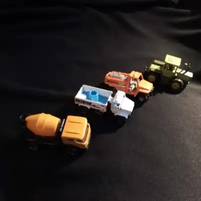 (4) MATCHBOX collectible Trucks ($5 lot price), View more