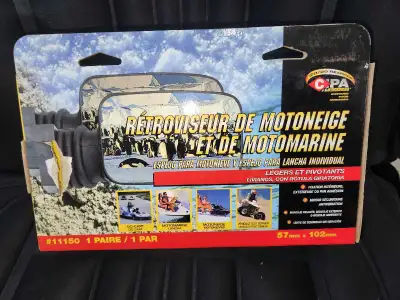 Améliorez votre expérience de motoneige ou de motomarine avec ces rétroviseurs CIPA 20/20 Rearview,...