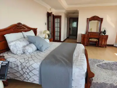 Dining Table/Chairs, King-Size Bed, Dresser, Hall Stand, View more