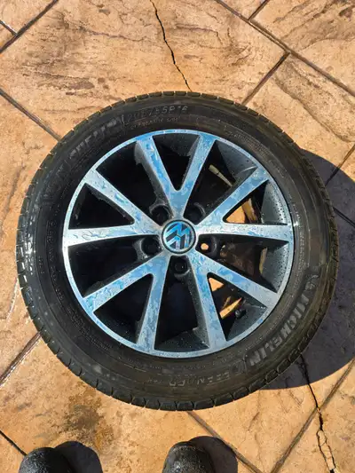 • Michelin defender 2 -- allow rims and tire (205 55 16) • Tire has 90% tread, one years old • Bolt...