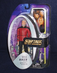 Star Trek TNG ADMIRAL WILLIAM RIKER 7" Action Figure