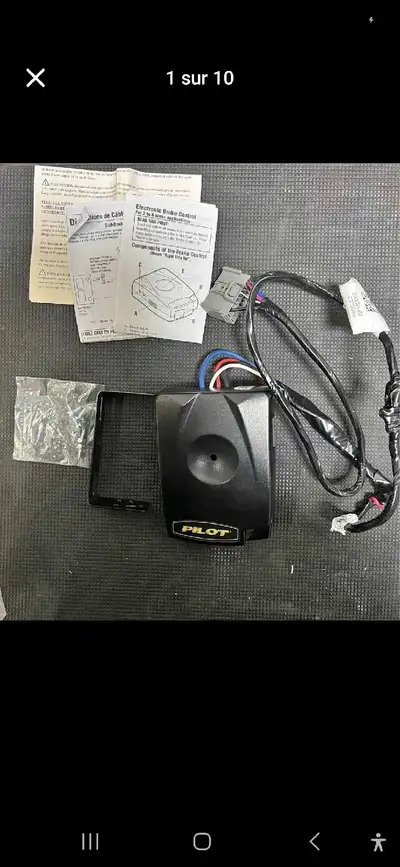 Brake control pour remorque roulotte tente roulotte tout ce qu'il prend des brake électrique il est...