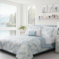 New 3-Piece Quilt Set • Dream Blue • King Size Available