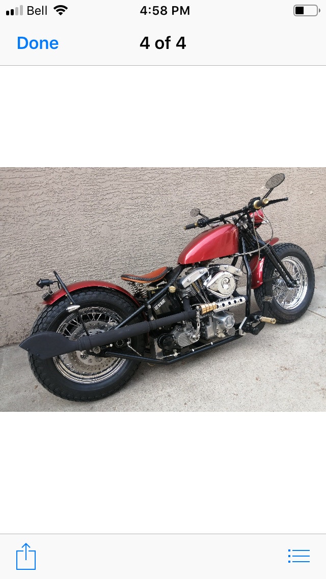 Custom shovelhead Street, Cruisers & Choppers La Ronge Kijiji