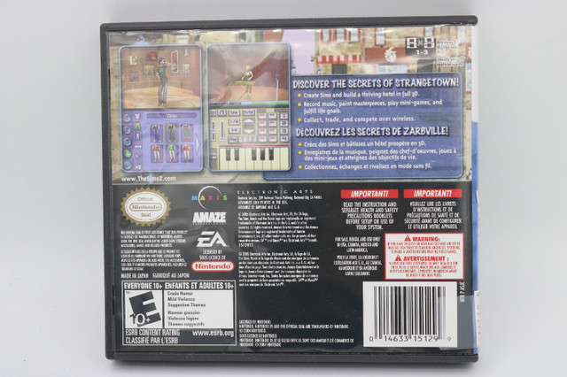 Sims 2 for Nintendo DS (#156) in Nintendo DS in City of Halifax - Image 2
