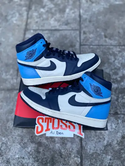 Jordan 1 High Obsidian Size 9.5, View more