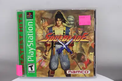 For sale Soulblade – PlayStation 1 (PS1) Disc is in good overall condition and fully functional. Pla...