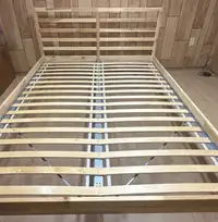 Delivery$:Queen sz bed frame with slats 