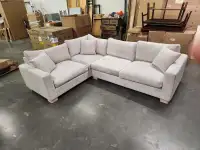 Canadian made Van Gogh feather seeding sectional.