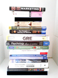Textbooks and Fiction Books, New, Used