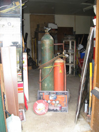 Oxygen & Acetylene Tanks