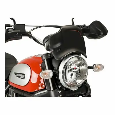 Ducati Scrambler factory original 7” inch head light bezel ring & screw nut oem head light lens hold...