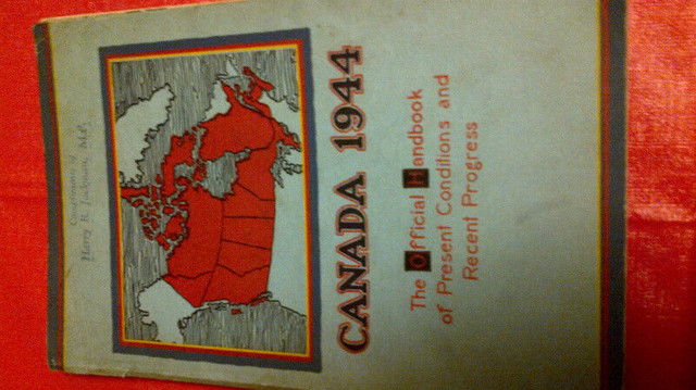 Canada 1944 The Official Handbook of Present Conditions, etc in Non-fiction in Kitchener / Waterloo