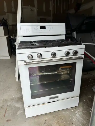 Kitchen aid gas stove 30 inch wide , View more