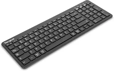 Targus Wireless - Mid-Size Keyboard w/Anti-Microbial, Black, View more