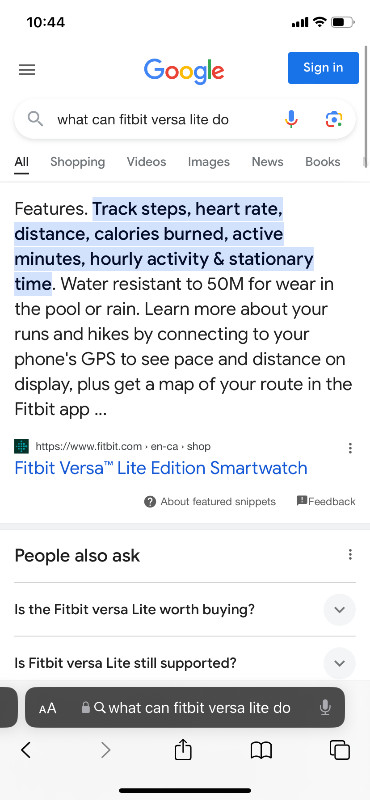 Fitbit versa lite in Exercise Equipment in City of Halifax - Image 3