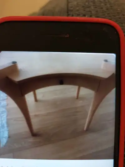 We are moving , relocating So selling It's a well built attractive modern table , light color wood l...