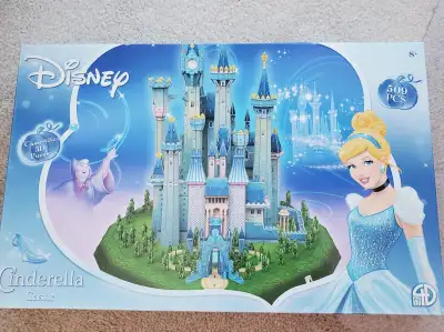 Brand new in box never opened Cinderella 3d castle over 500 pieces. Great gift for Disney fans! Pick...