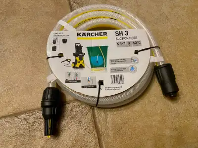 Karcher 3 Meter Suction Hose - Factory Sealed Versatile - Rapid drawing of water from alternative so...