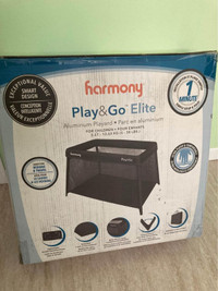 harmony play and go elite alluminiun playard
