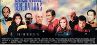 Star Trek Vinyl Video Banner, Rare 2018, 74"x34