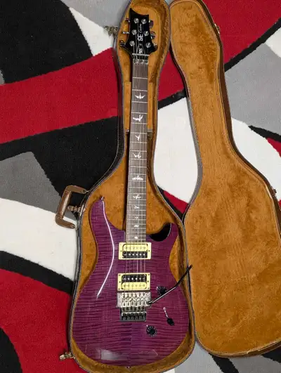 2013 PRS SE "Floyd" Custom 24 - Amethyst + Vintage Gator HSC, View more