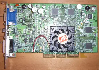 ATI Radeon AGP video card, View more