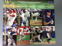 1999 Diamond Skills Commemorative Baseball Sheet