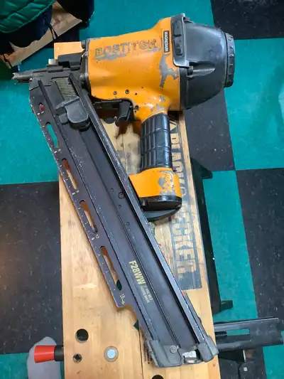 Framing nailer 28 degree wire weld nails. Rugged.