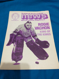June 1975 Scotiabank Hockey College News Rogie Vachon