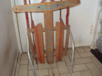 OLD WOODEN SPARTAN SLED