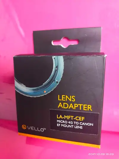 Adapts Canon lenses for cameras that require M4/3 (micro four thirds) mount Adapts canon lens to: OM...
