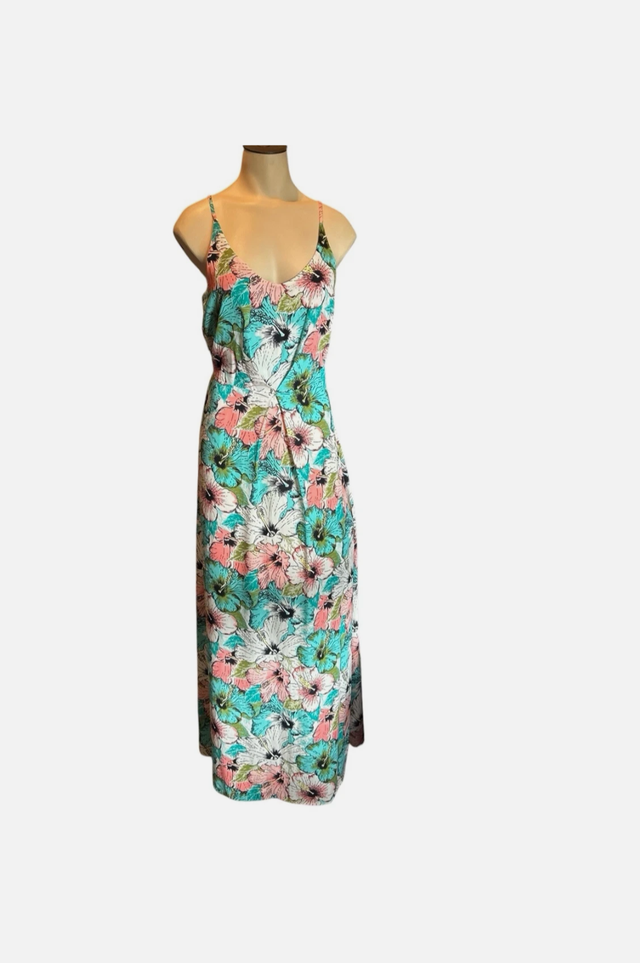 H&M Size 4 Floral V-neck maxi dress, lined in Women's - Dresses & Skirts in Kitchener / Waterloo - Image 3