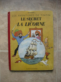 Bande dessinée (BD) Tintin - Secret Licorne - Édition 1950 (B-4)