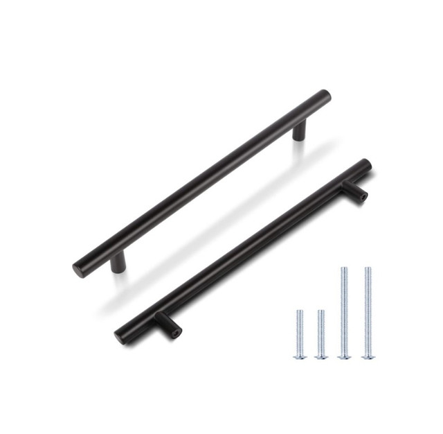 NEW-10 Pack Black stainless steel kitchen/bathroom/bedroom pulls in Home Décor & Accents in Mississauga / Peel Region - Image 4