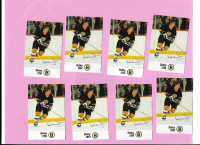 Vintage Hockey: Lot Of 10 Bobby Orr cards from 1988-89 Esso
