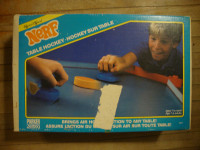 NERF Vintage Table Hockey Game Mostly Complete With Box & Manual