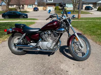 2008 Yamaha V-Star 250 for sale. Asking 3000 OBO Brand new battery New chain last year