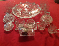 Antique 60s Crystal Lot