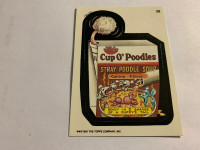 1991 Topps wacky packages #38 OF 55 CUP O' POODLES POODLE SOUP