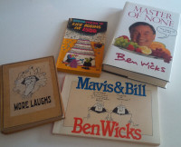 4 Cartoon Books, 2 Ben Wicks, 1 An Autobiography of Ben Wicks